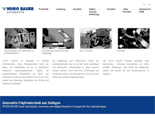 Tablet Screenshot of hugo-bauer.de